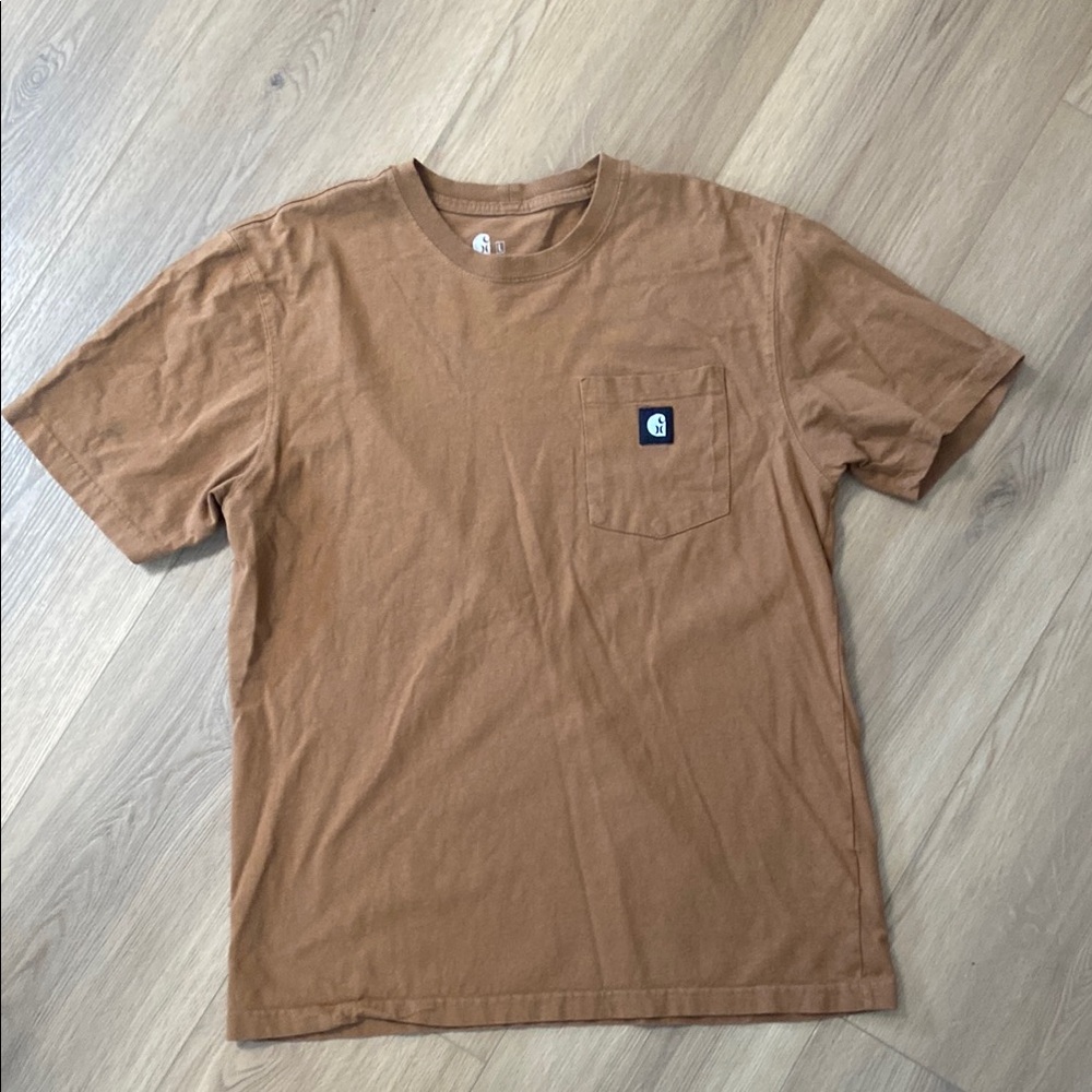 Men's Hurley Brown T-Shirt with Pocket